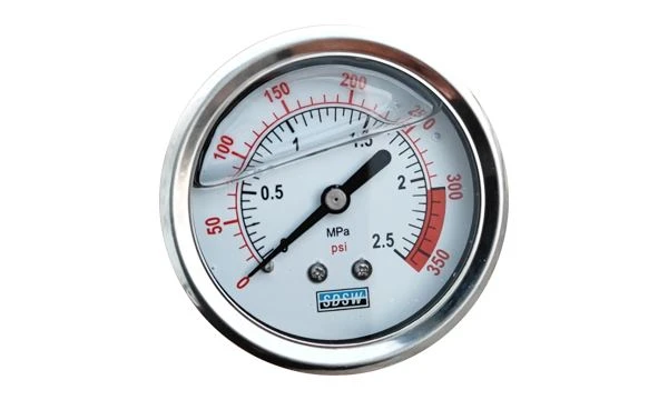 Oil Filled Water Pressure Gauge